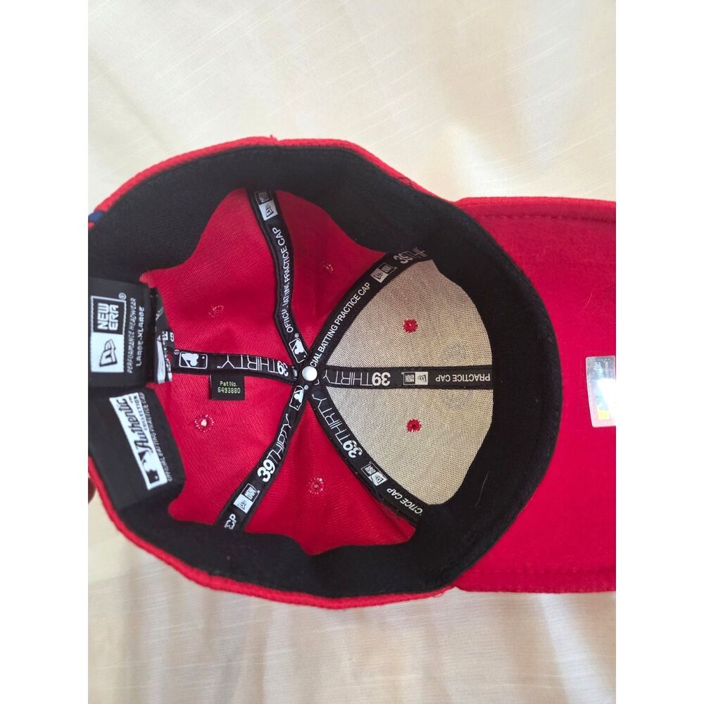 Philadelphia Phillies Hat Size 7 3/8 New Era 39THIRTY Batting Practice MLB Cap - Picture 4 of 6